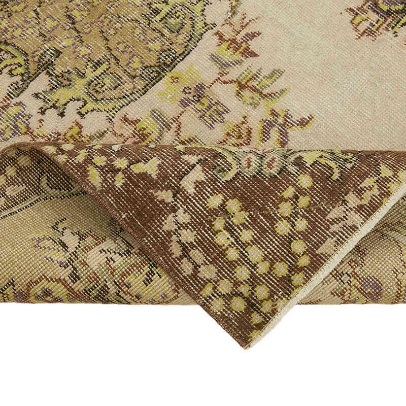 El Dokuma Vintage Halı - 118 cm x 201 cm - K0082726