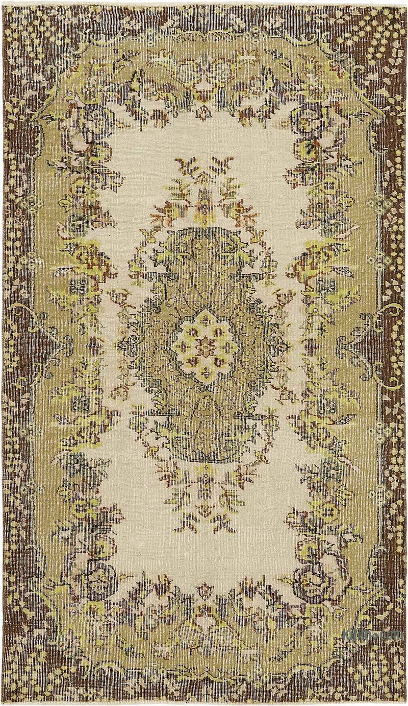 El Dokuma Vintage Halı - 118 cm x 201 cm - K0082726