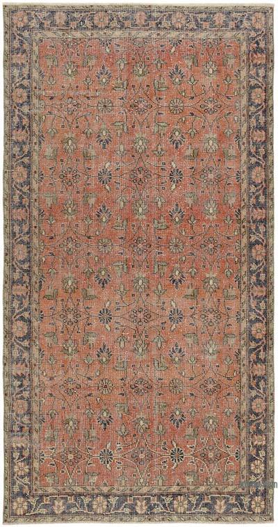 Vintage Turkish Hand-Knotted Rug - 3' 8" x 6' 11" (44" x 83")