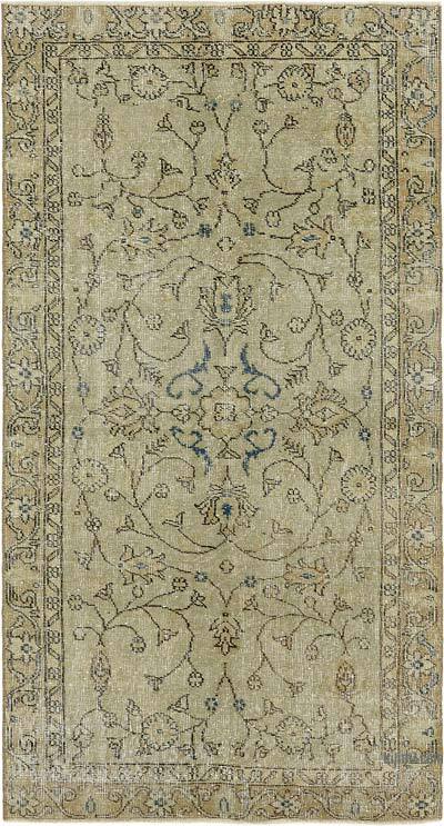 El Dokuma Vintage Halı - 104 cm x 192 cm