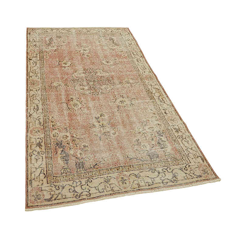 El Dokuma Vintage Halı - 112 cm x 203 cm - K0082730