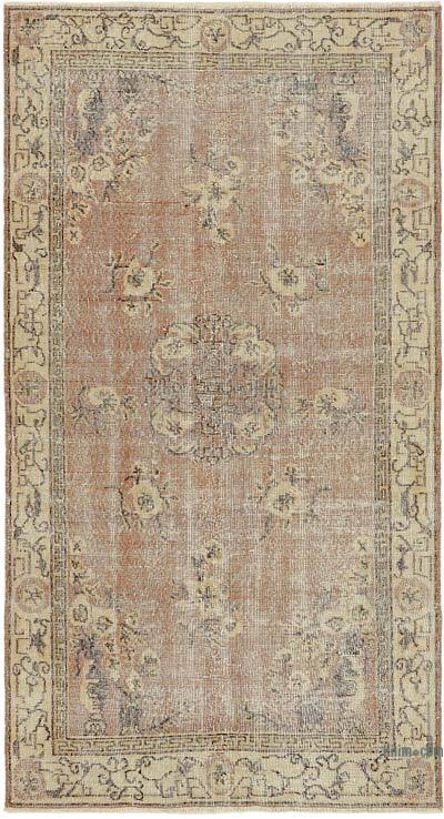 El Dokuma Vintage Halı - 112 cm x 203 cm
