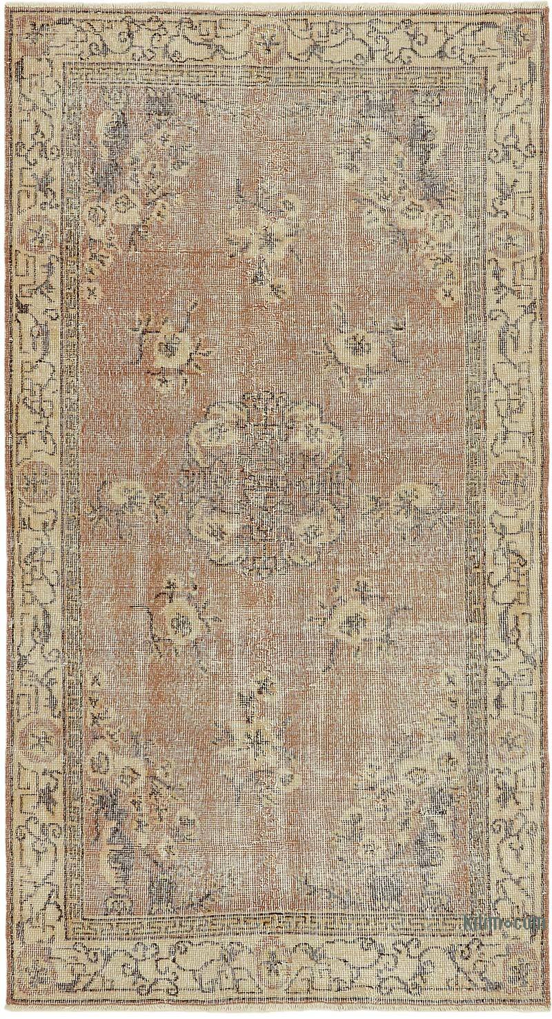 El Dokuma Vintage Halı - 112 cm x 203 cm - K0082730