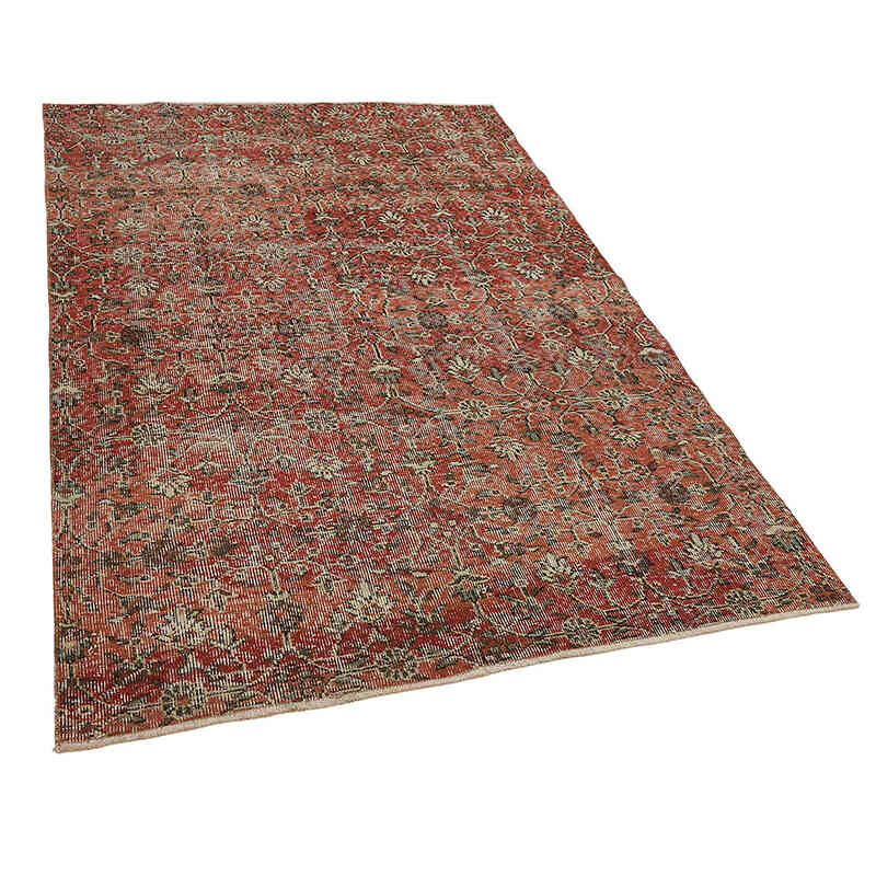 Vintage Turkish Hand-Knotted Rug - 4' 3" x 6' 6" (51" x 78") - K0082732