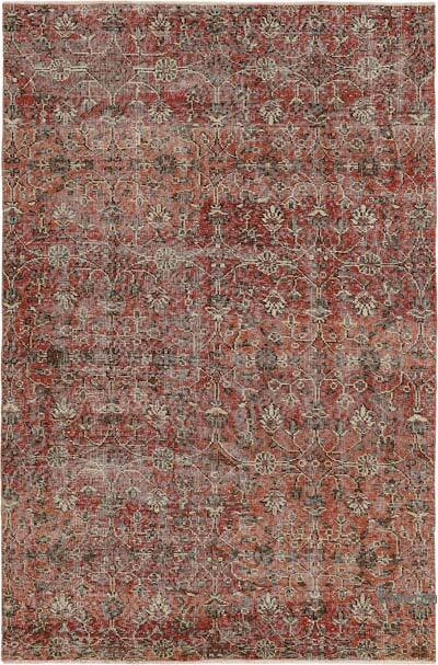Vintage Turkish Hand-Knotted Rug - 4' 3" x 6' 6" (51" x 78")