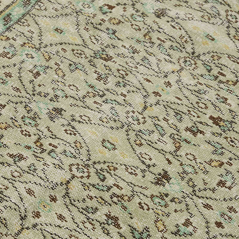 Alfombra Vintage Turca Anudada a Mano - 111 cm x 212 cm - K0082733
