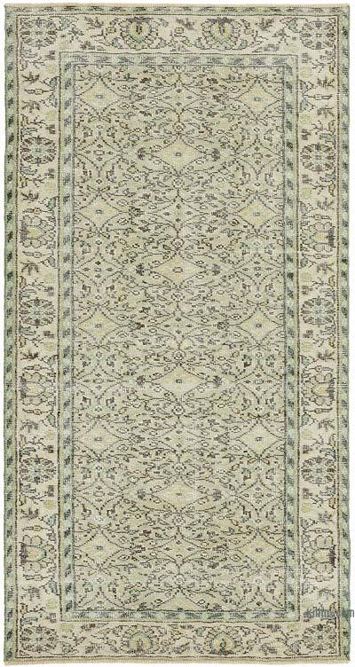 Vintage Turkish Hand-Knotted Rug - 3' 8" x 6' 11" (44" x 83")