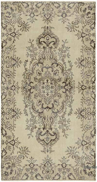 Alfombra Vintage Turca Anudada a Mano - 114 cm x 209 cm