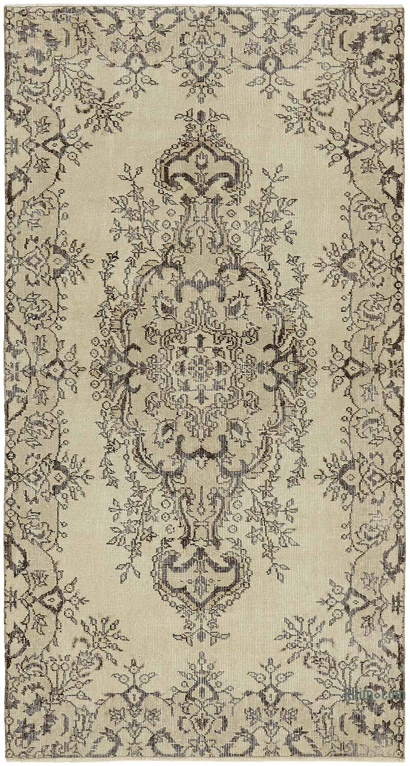 Alfombra Vintage Turca Anudada a Mano - 114 cm x 209 cm - K0082735
