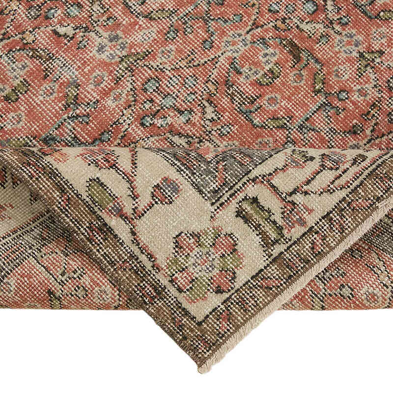Alfombra Vintage Turca Anudada a Mano - 108 cm x 198 cm - K0082736