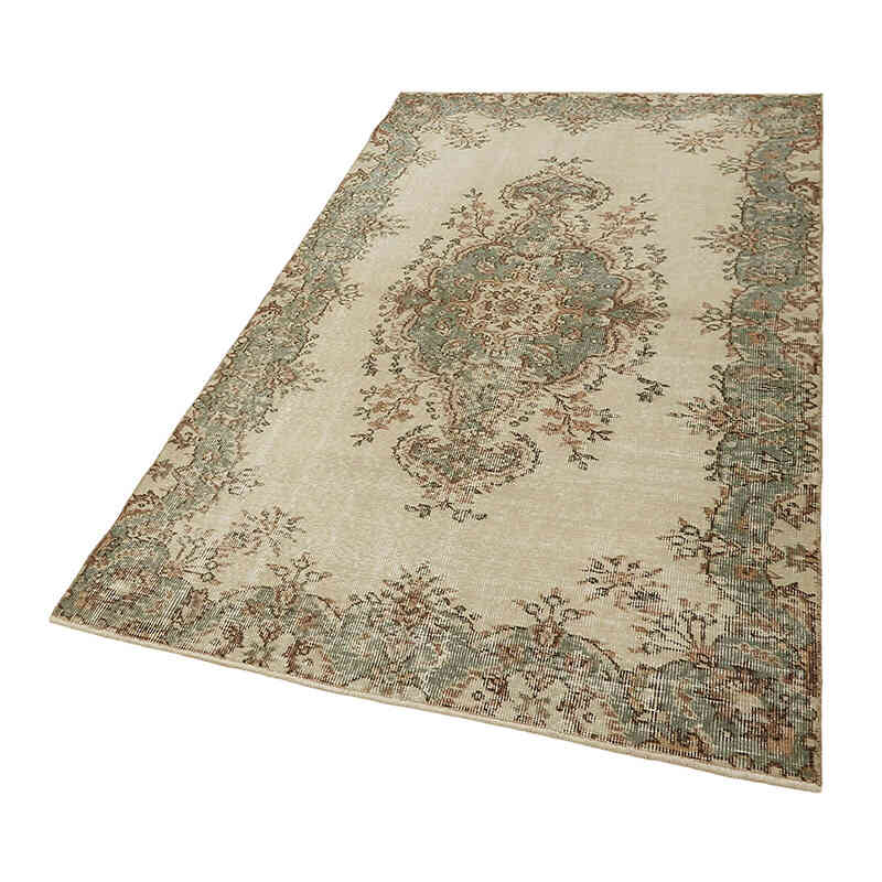 El Dokuma Vintage Halı - 115 cm x 207 cm - K0082739
