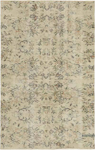 Vintage Turkish Hand-Knotted Rug - 3' 11" x 6' 2" (47" x 74")