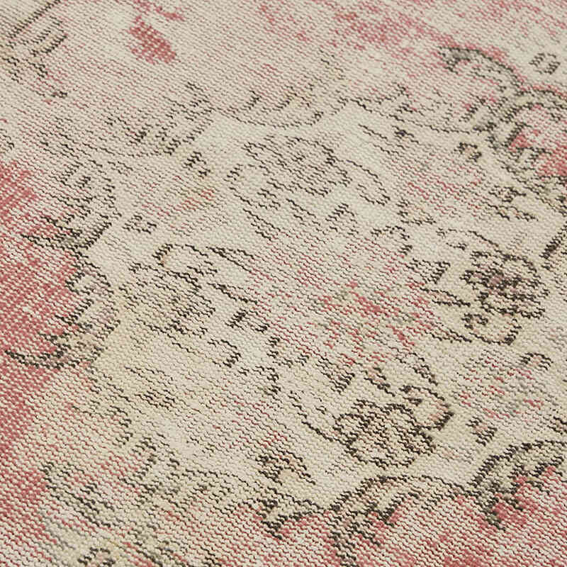 Alfombra Vintage Turca Anudada a Mano - 106 cm x 201 cm - K0082743