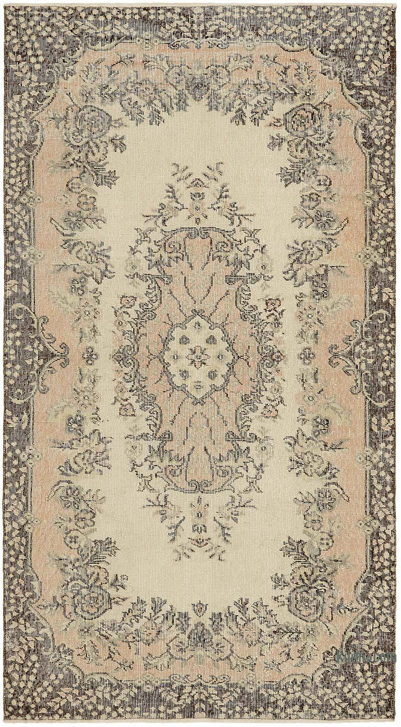 El Dokuma Vintage Halı - 118 cm x 214 cm - K0082744