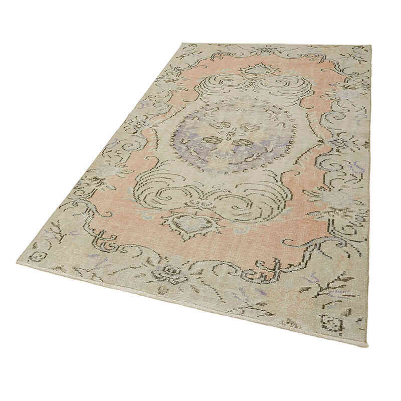 El Dokuma Vintage Halı - 132 cm x 219 cm - K0082745