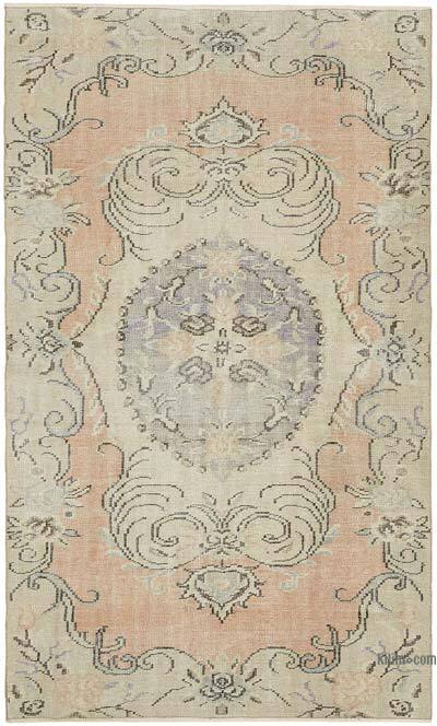 Vintage Turkish Hand-Knotted Rug - 4' 4" x 7' 2" (52" x 86")