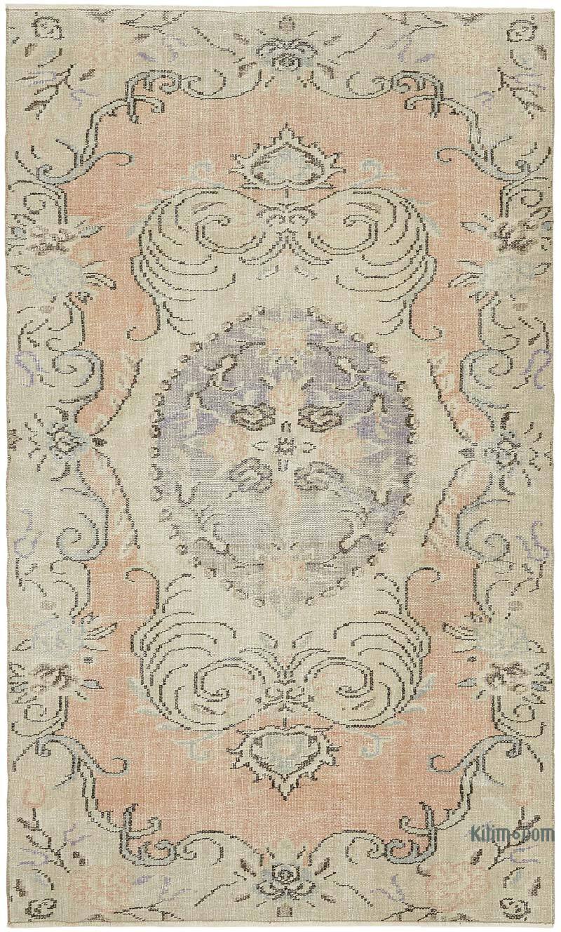 El Dokuma Vintage Halı - 132 cm x 219 cm - K0082745