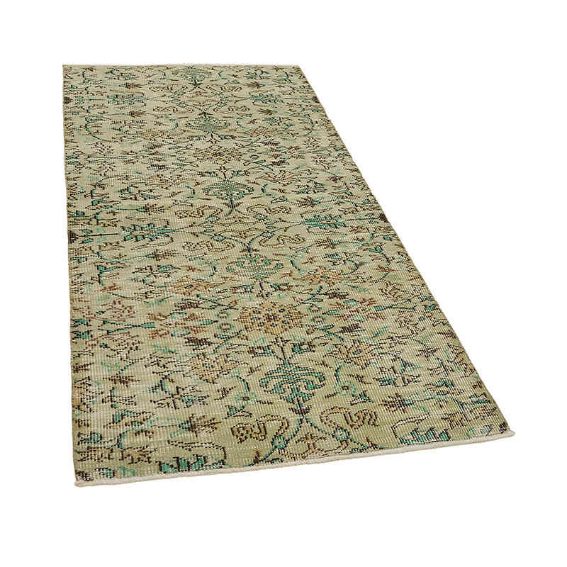 El Dokuma Vintage Halı - 100 cm x 200 cm - K0082746