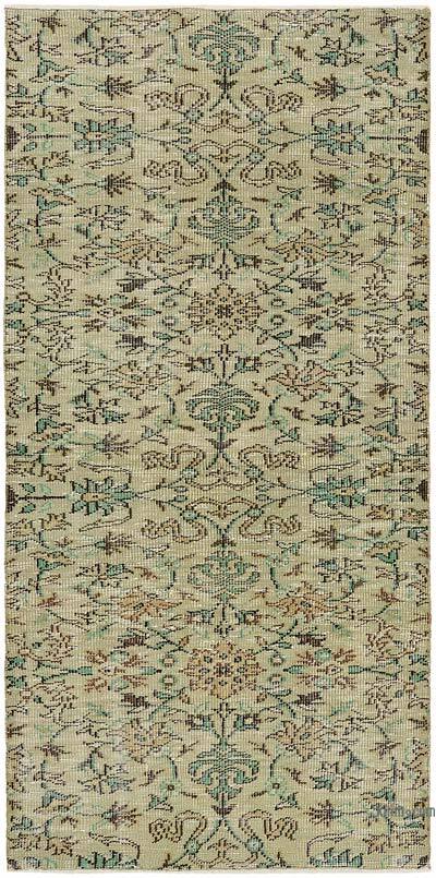 Alfombra Vintage Turca Anudada a Mano - 100 cm x 200 cm
