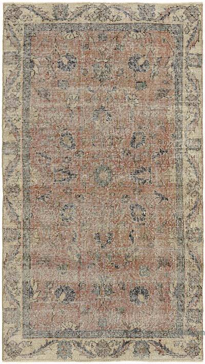 Vintage Turkish Hand-Knotted Rug - 3' 7" x 6' 3" (43" x 75")