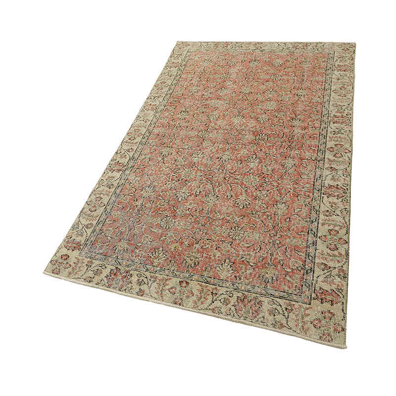 El Dokuma Vintage Halı - 105 cm x 198 cm - K0082749