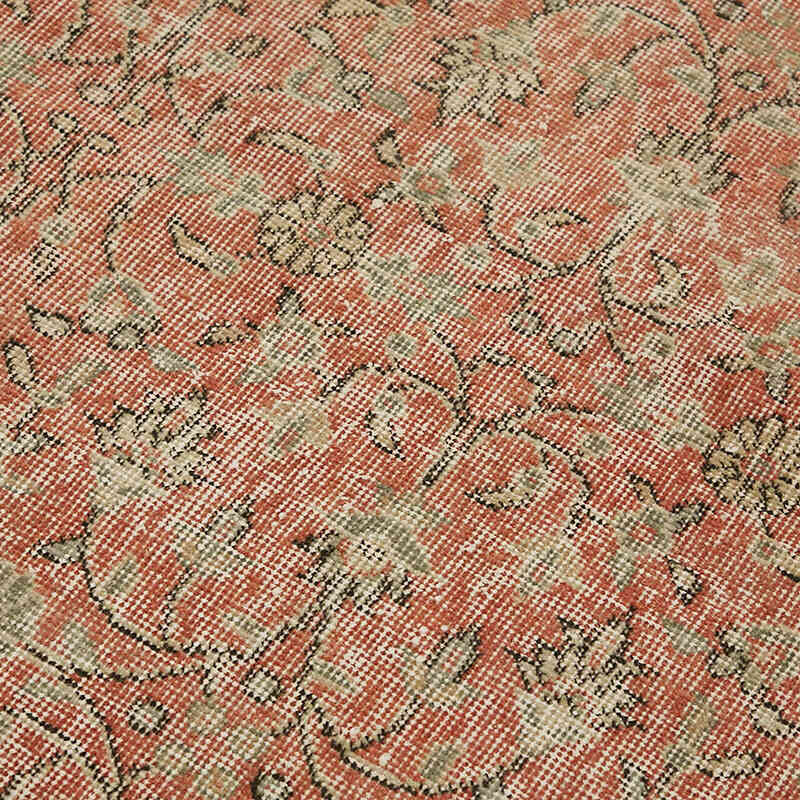 El Dokuma Vintage Halı - 105 cm x 198 cm - K0082749