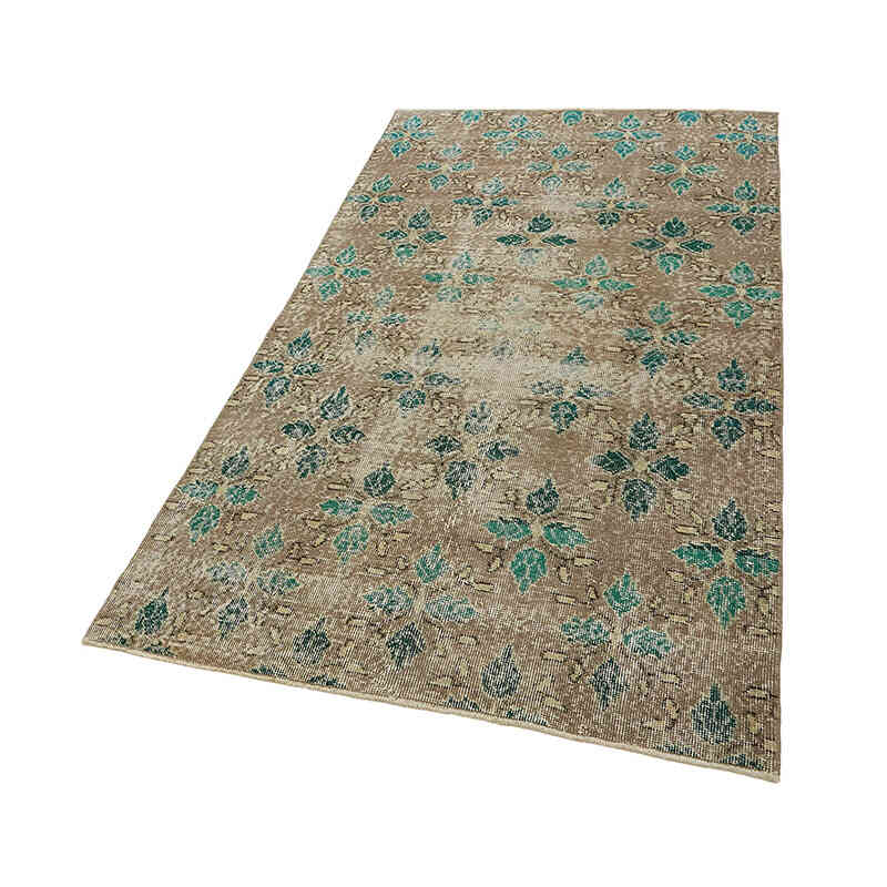 El Dokuma Vintage Halı - 107 cm x 201 cm - K0082752