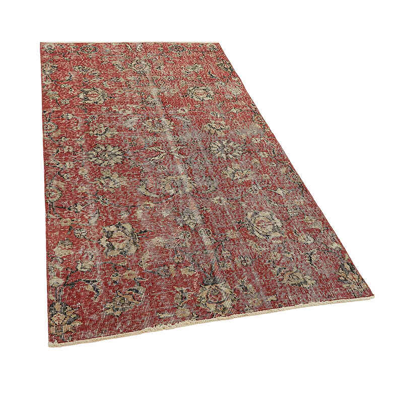 El Dokuma Vintage Halı - 105 cm x 193 cm - K0082754