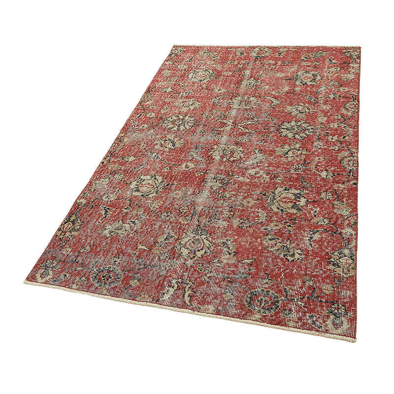 El Dokuma Vintage Halı - 105 cm x 193 cm - K0082754
