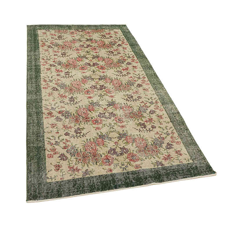 El Dokuma Vintage Halı - 114 cm x 210 cm - K0082756