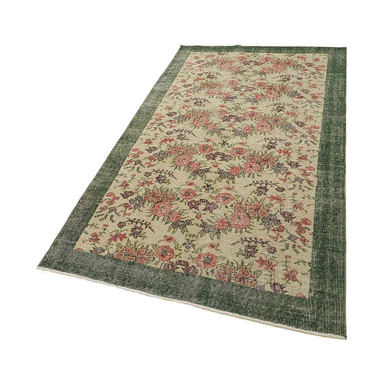 El Dokuma Vintage Halı - 114 cm x 210 cm - K0082756