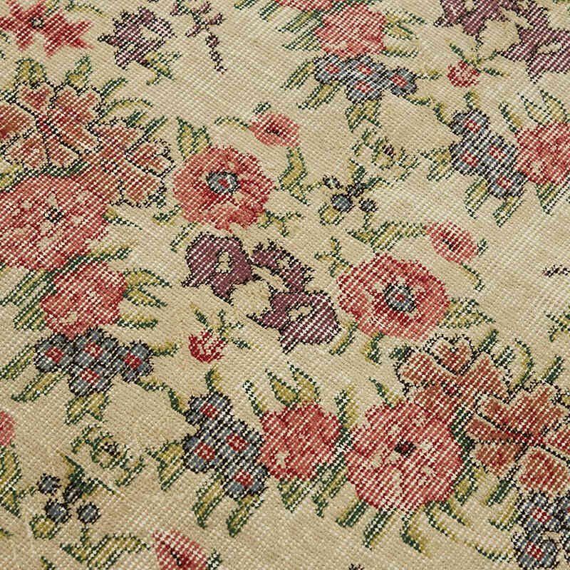 El Dokuma Vintage Halı - 114 cm x 210 cm - K0082756