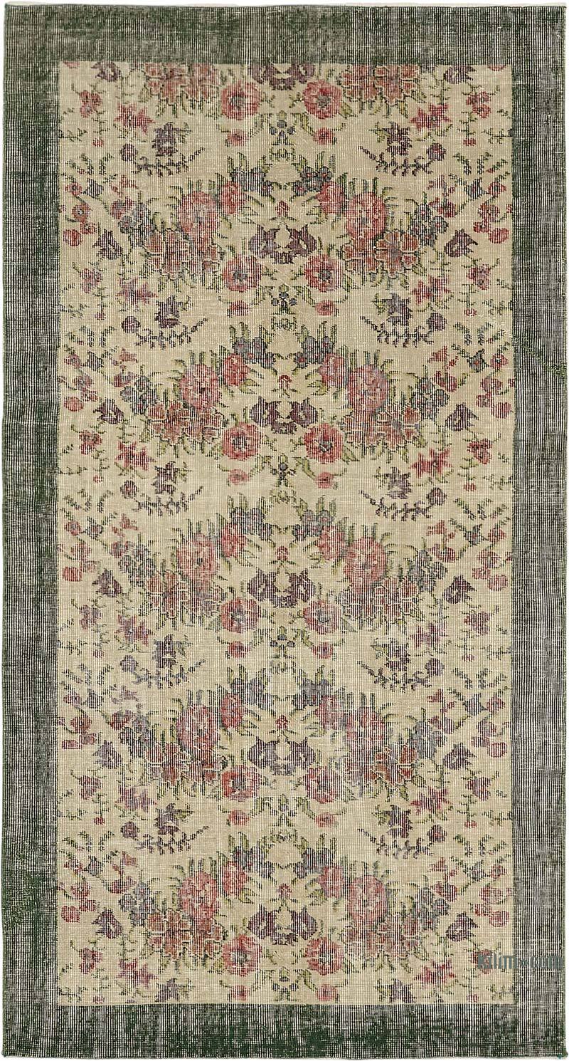 El Dokuma Vintage Halı - 114 cm x 210 cm - K0082756