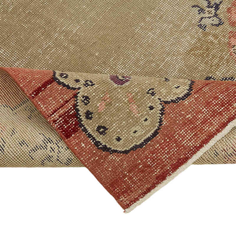 Alfombra Vintage Turca Anudada a Mano - 97 cm x 188 cm - K0082757