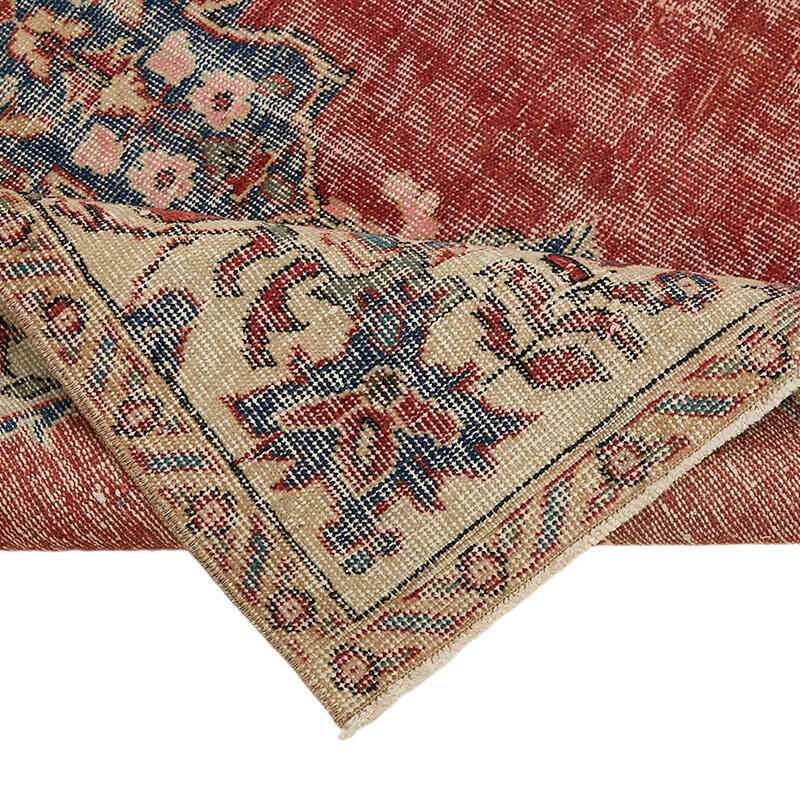 El Dokuma Vintage Halı - 117 cm x 196 cm - K0082760
