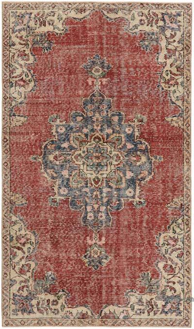 Vintage Turkish Hand-Knotted Rug - 3' 10" x 6' 5" (46" x 77")