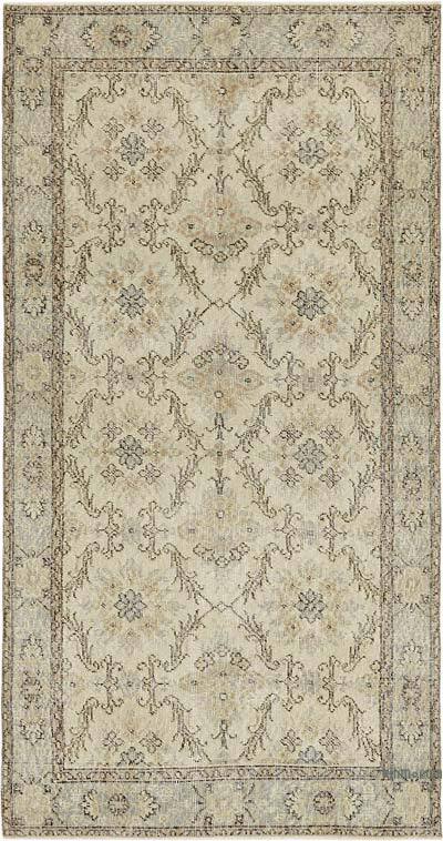 Vintage Turkish Hand-Knotted Rug - 3' 7" x 6' 8" (43" x 80")