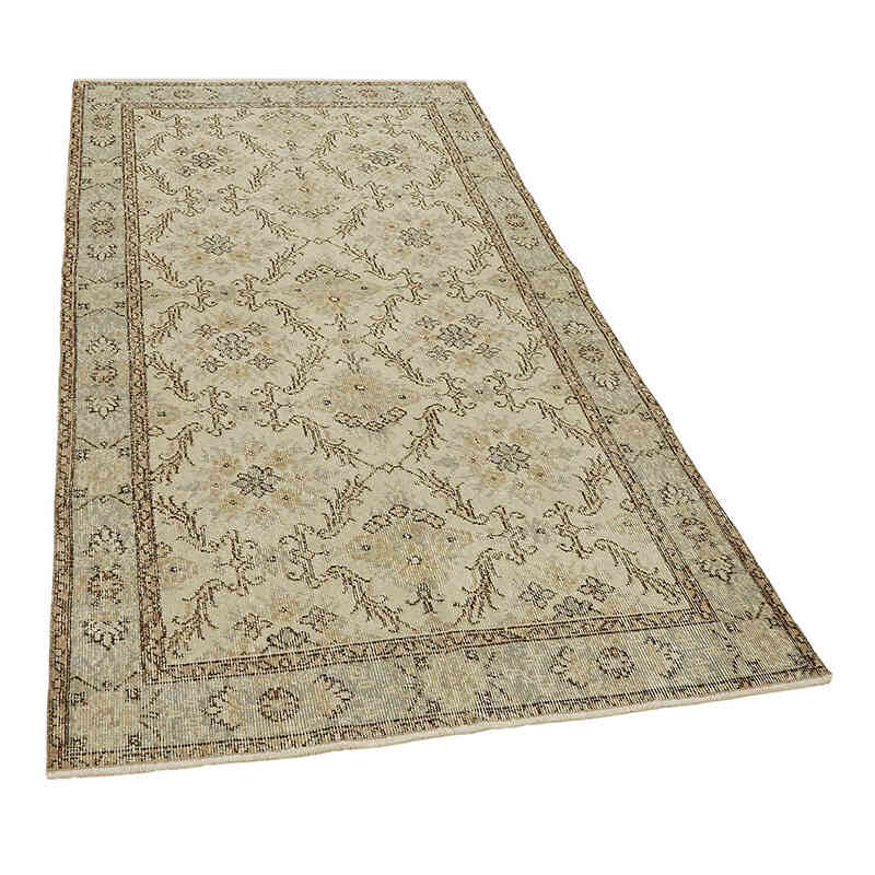 El Dokuma Vintage Halı - 113 cm x 210 cm - K0082764