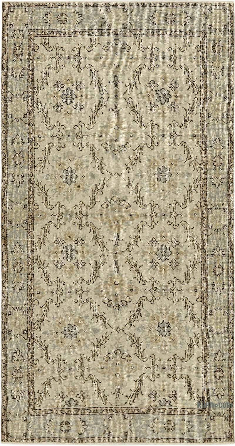 El Dokuma Vintage Halı - 113 cm x 210 cm - K0082764
