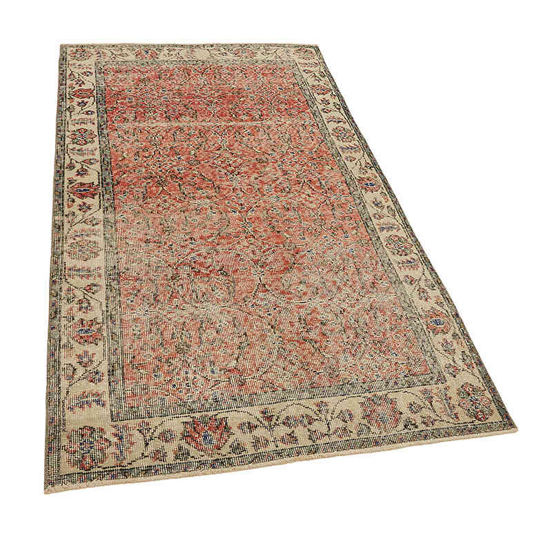 Vintage Turkish Hand-Knotted Rug - 3' 7" x 6' 7" (43" x 79") - K0082766