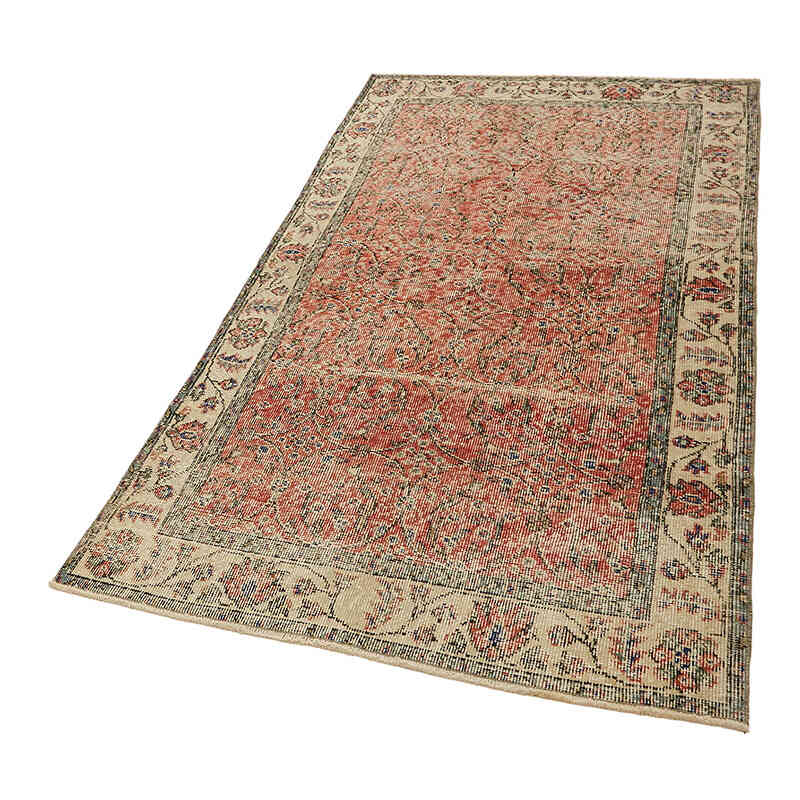 Vintage Turkish Hand-Knotted Rug - 3' 7" x 6' 7" (43" x 79") - K0082766