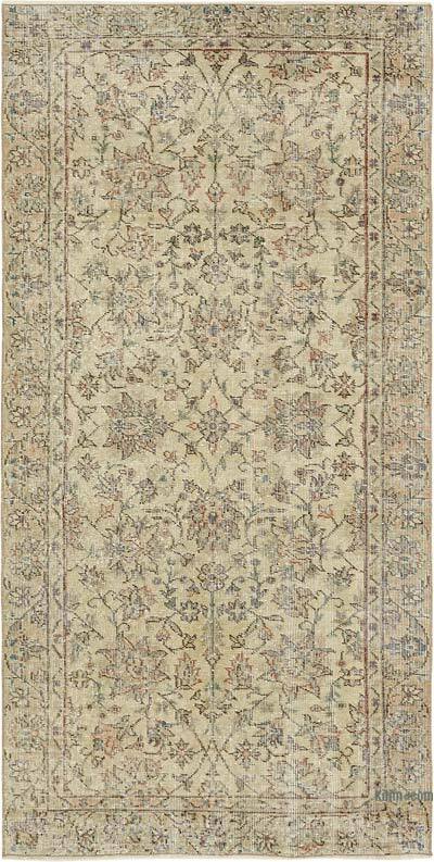 Vintage Turkish Hand-Knotted Rug - 3' 6" x 6' 9" (42" x 81")