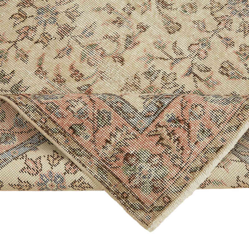 El Dokuma Vintage Halı - 120 cm x 206 cm - K0082773