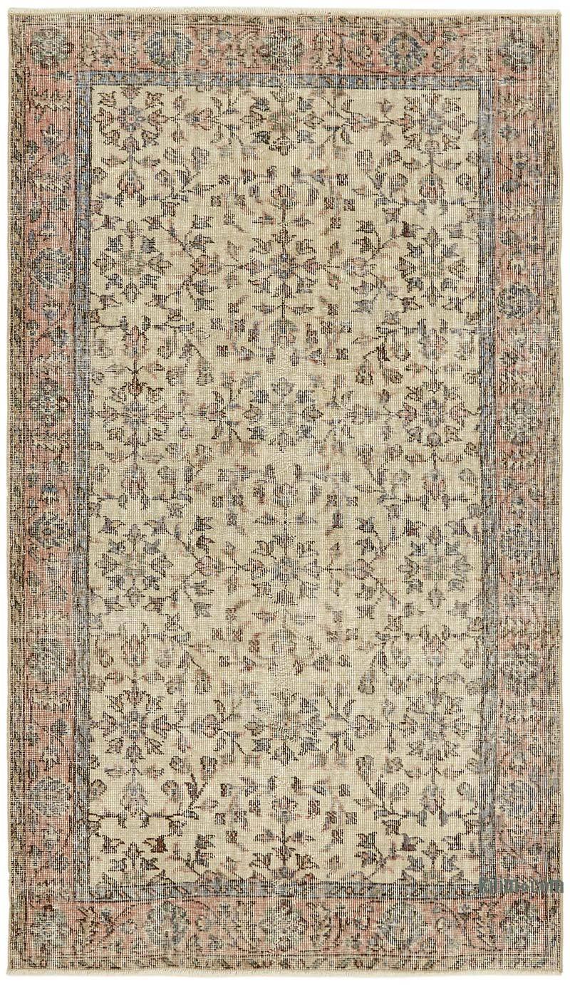 El Dokuma Vintage Halı - 120 cm x 206 cm - K0082773