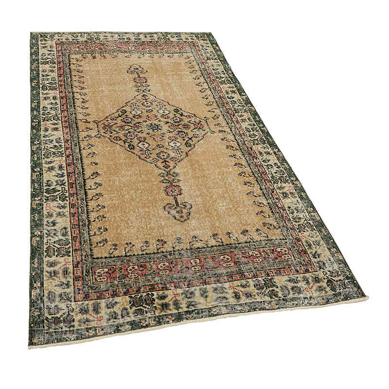 Vintage Turkish Hand-Knotted Rug - 3' 8" x 6' 10" (44" x 82") - K0082776