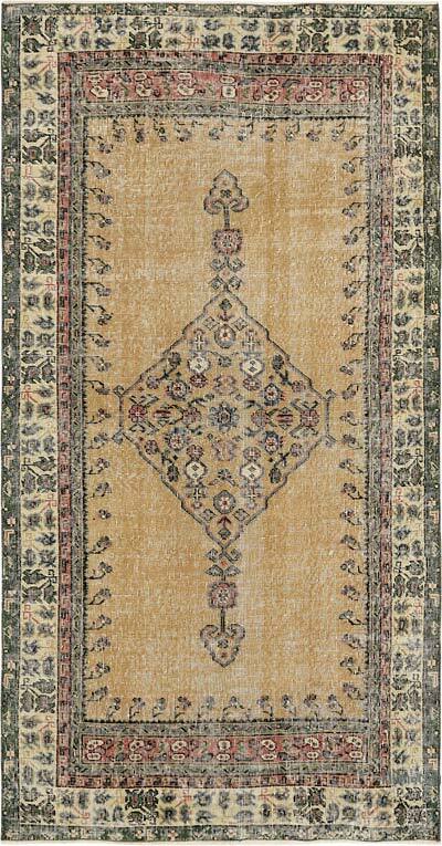Vintage Turkish Hand-Knotted Rug - 3' 8" x 6' 10" (44" x 82")