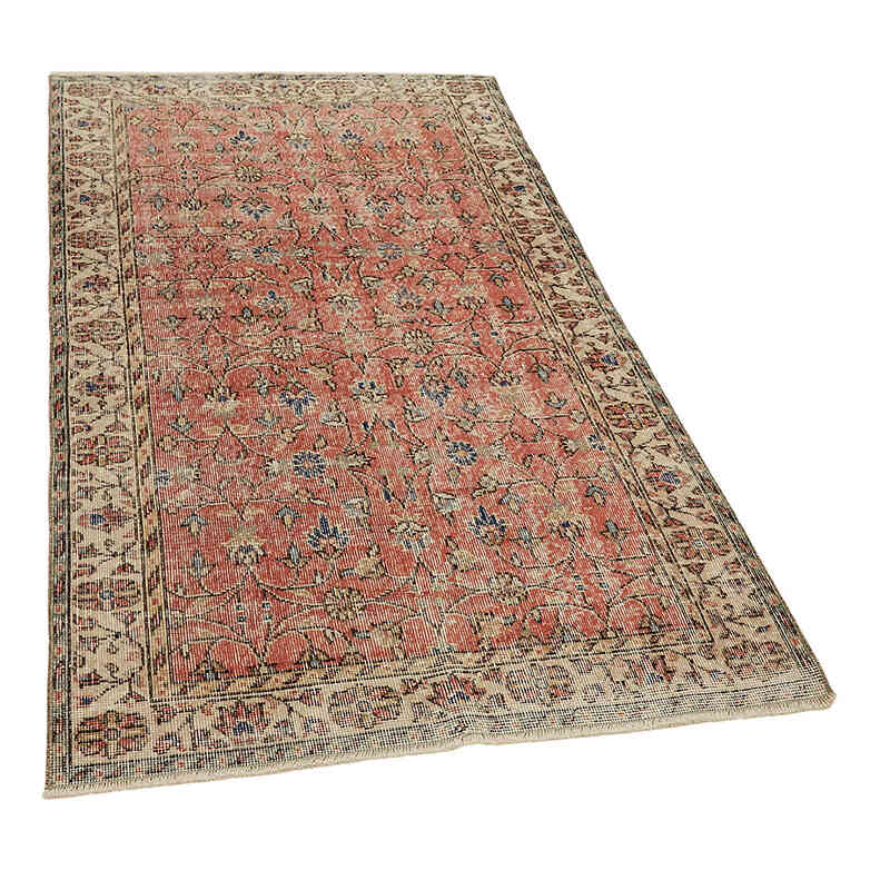Vintage Turkish Hand-Knotted Rug - 3' 7" x 6' 4" (43" x 76") - K0082777