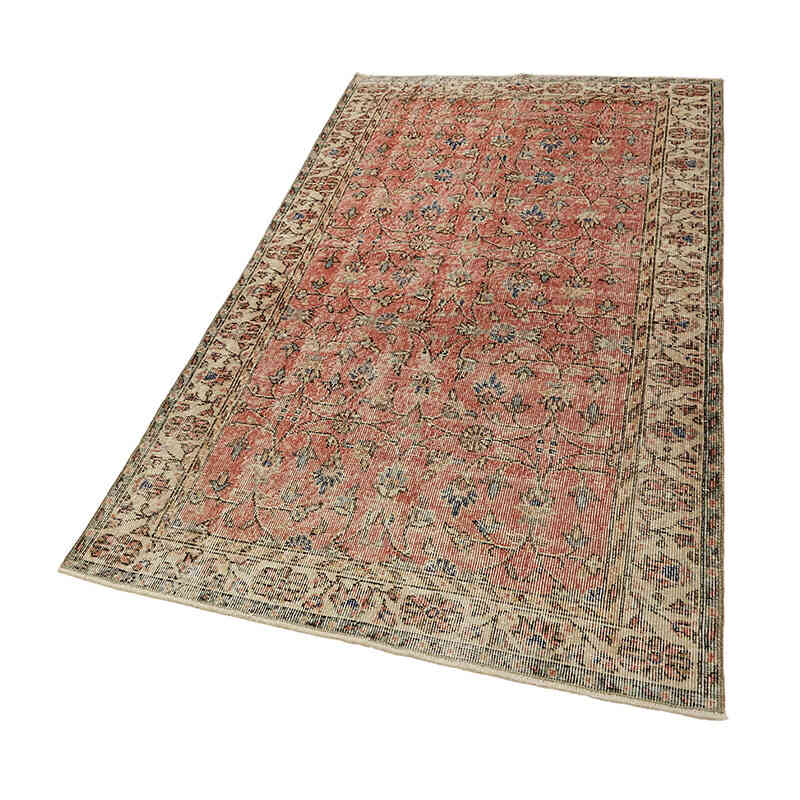 Vintage Turkish Hand-Knotted Rug - 3' 7" x 6' 4" (43" x 76") - K0082777