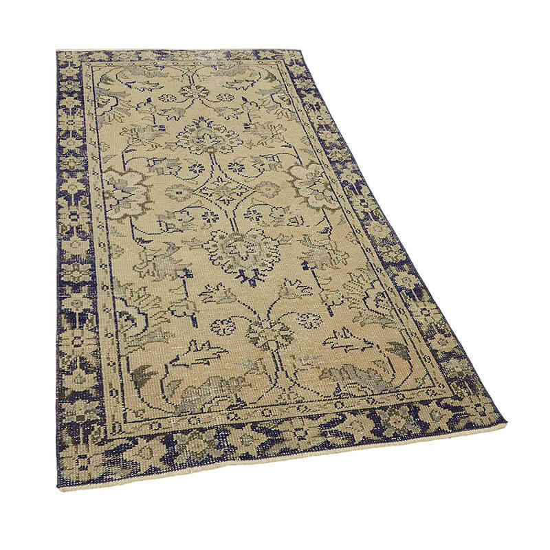 Alfombra Vintage Turca Anudada a Mano - 100 cm x 186 cm - K0082778