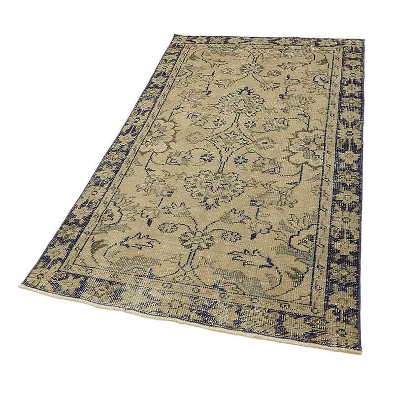 Alfombra Vintage Turca Anudada a Mano - 100 cm x 186 cm - K0082778